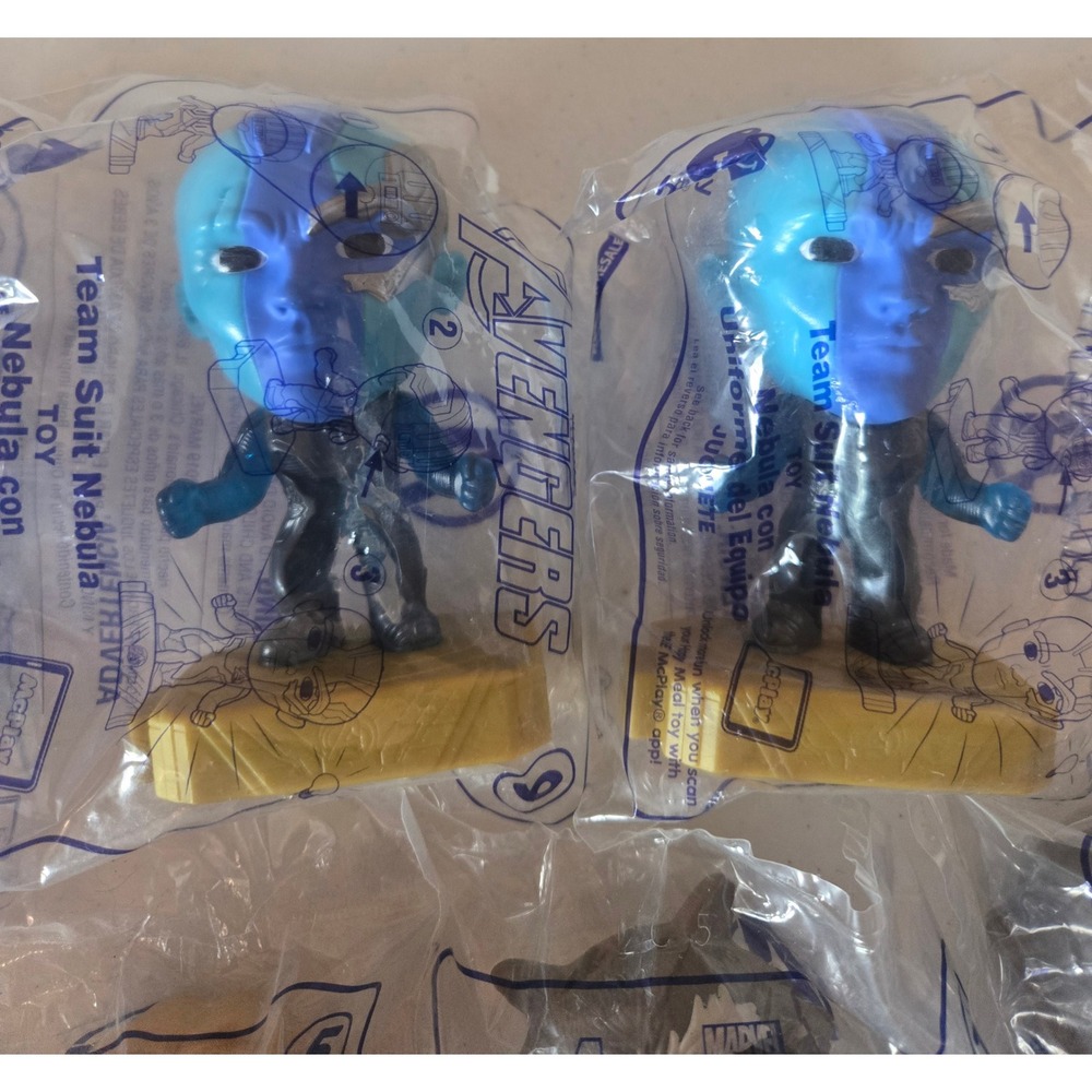 Marvel Avengers McDonalds Happy Meal Toys Lot 9 Sealed Iron Man Groot 2019 - Picture 4 of 16